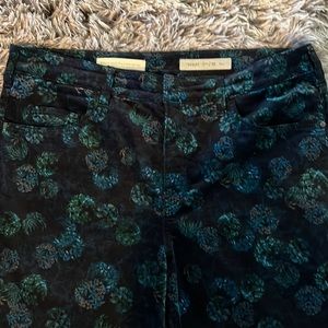 Anthropologie velvet jeans